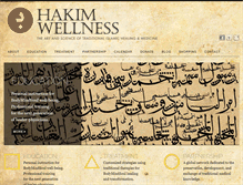 Tablet Screenshot of hakimwellness.org